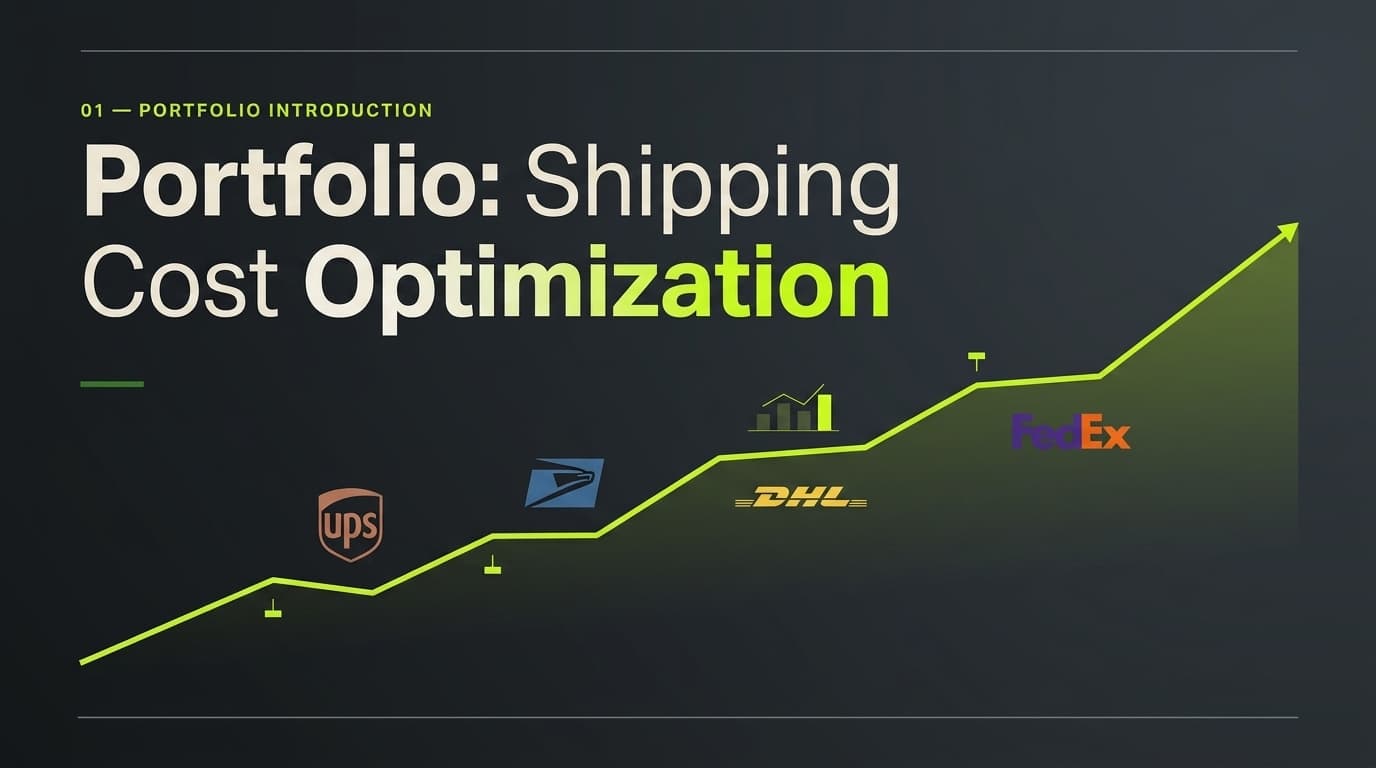 Shipping Cost Analysis